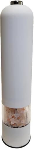 Premium Electric Salt and Pepper Grinder White