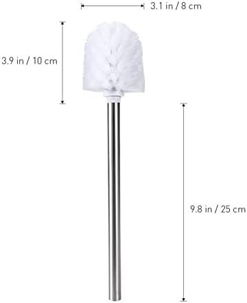 INPETS 3pcs Stainless Steel Toilet Brush Set