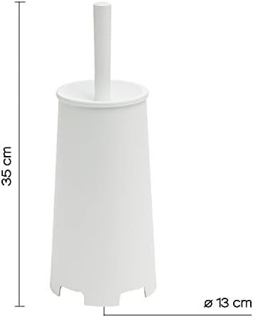 Gedy Oscar Matte White Toilet Brush Holder