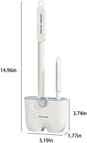 Flexible Rubber Toilet Brush Set