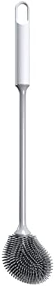 Efficient Long-Handle Toilet Brush Soft Durable