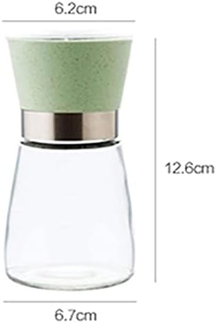 UUNVTOSU 2-Piece Adjustable Salt Pepper Mill Set