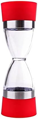 Pepper Grinder Mill 2 in 1 Hourglass Shape Dual Salt and Pepper Mill
