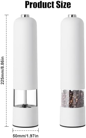 Electric Salt Pepper Grinder Set