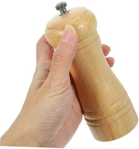 Compact Refillable Salt Pepper Mill Durable Manual Grinder for Home Kitchen Use