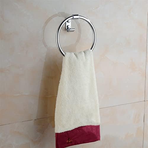 Chrome Wall-Mounted Round Towel Holder