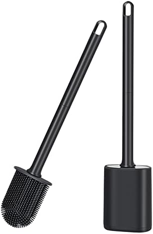360 Cleaning Silicone Toilet Brush Set
