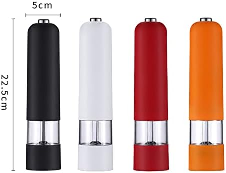 Electric Salt and Pepper Grinder with Ceramic Rotor and Adjustable Coarseness