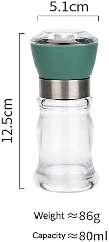Adjustable 2-Pack Salt Pepper Mill Set