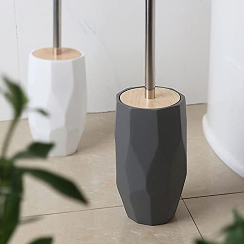 Tomyeus Toilet Brush with Holder 360 Deep Cleaning Set