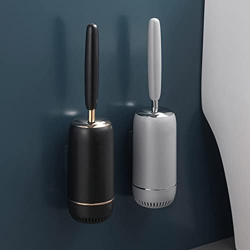 Toilet Brush with Long Handle and Holder Set