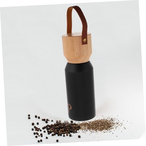 Manual Wooden Pepper Grinder Adjustable Set