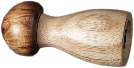 Zerodeko Adjustable Wooden Salt Pepper Mill - Refillable Design