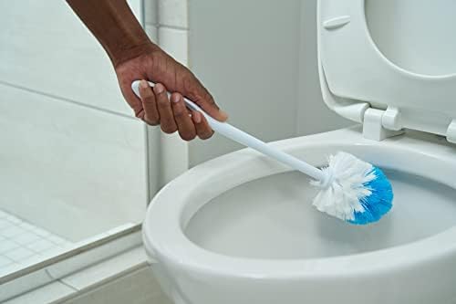 Quickie Toilet Bowl Brush with Microban and Storage Caddy