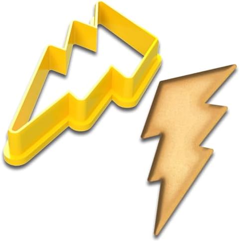 Lightning Bolt Cookie Cutter Set - 3 Sizes 45 35 25