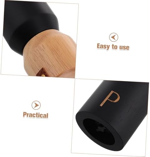 Manual Wooden Pepper Grinder Adjustable Set