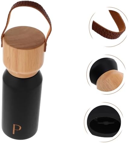 Cabilock Wooden Manual Pepper Grinder Set for Travel