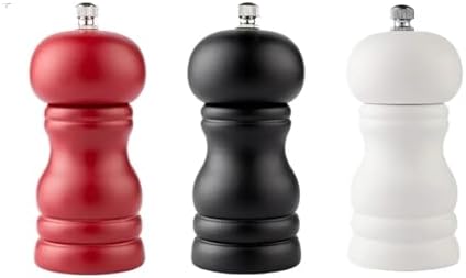 HOOBN Manual Salt Pepper Grinder Set High-Quality Wood Fun Kitchen Tool