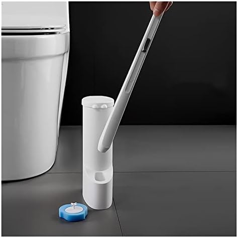 INPETS Toilet Brush Disposable Brush Holder White BPA-Free