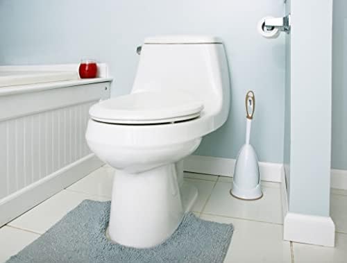 Quickie Toilet Bowl Brush with Microban and Storage Caddy