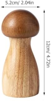 Zerodeko Adjustable Wooden Salt Pepper Mill - Refillable Design