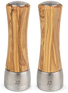 Peugeot Madras uSelect Olive Wood Mill Pepper Salt Set