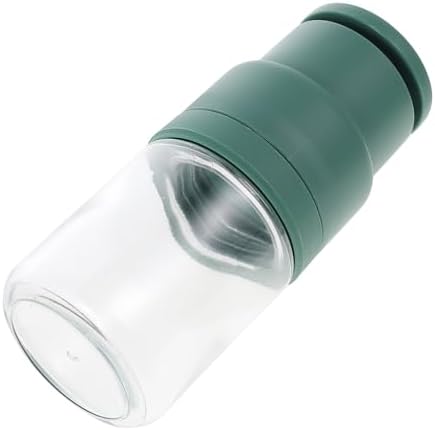 IMIKEYA Small Pepper Mill Durable Manual Pepper Grinder Glass Body Compact Design
