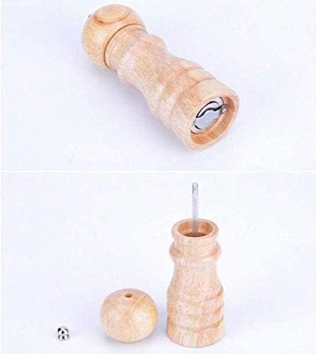 Adjustable Wooden Pepper Grinder with Stainless Steel Liner