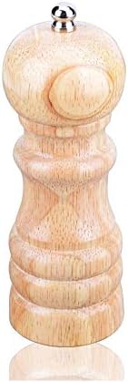 Adjustable Wooden Pepper Grinder with Stainless Steel Liner