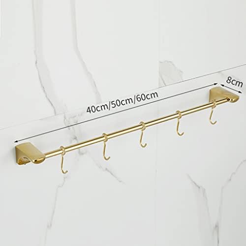 Gold-Painted Wall-Mounted Towel Rail