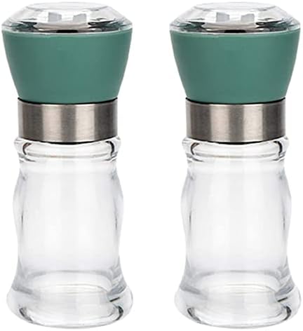 Adjustable 2-Pack Salt Pepper Mill Set