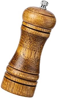 Adjustable Wooden Pepper Mill Set