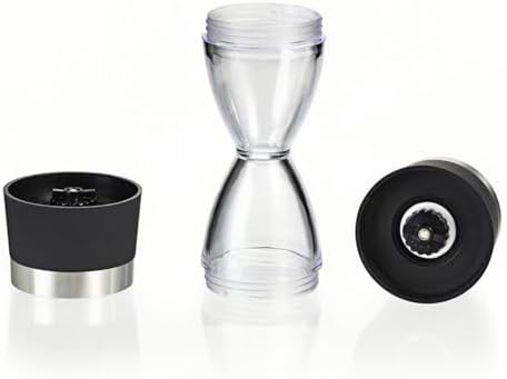 Adjustable Pepper Salt Grinder Steel Refillable
