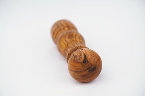 Handmade Original Olive Wood Pepper Salt grinder - Ceramic grinder with adjustable rotor