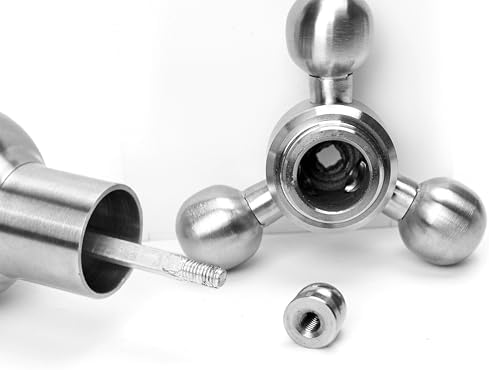 2PCS Manual Salt Pepper Grinder Set Stainless Steel Handle
