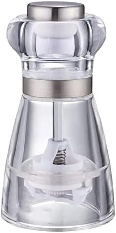 Refillable Pepper Mill by Leixiusm - Adjustable Salt Pepper Shaker