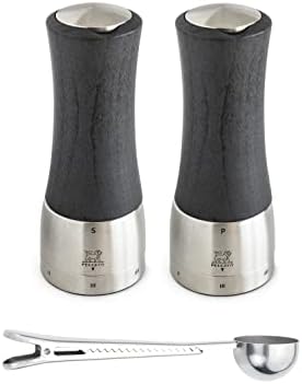 Stylish Precision Adjustable Salt Pepper Mill Set