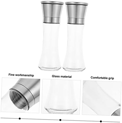Pepper and Salt Shakers Manual Grinder Set for Seasonings