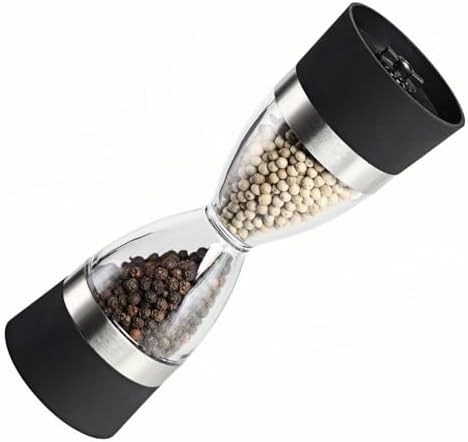Adjustable Pepper Salt Grinder Steel Refillable