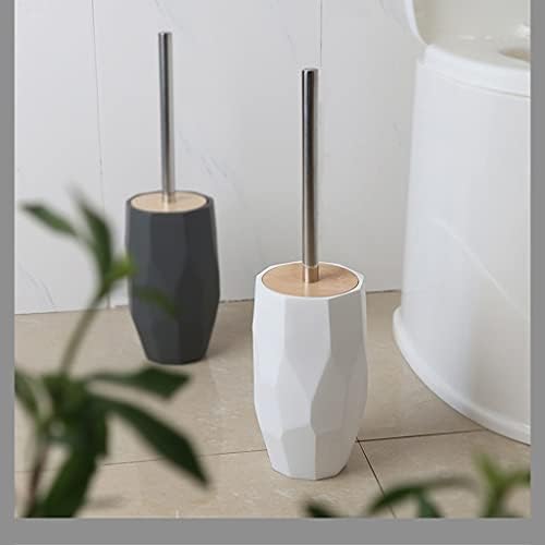 Tomyeus Toilet Brush with Holder 360 Deep Cleaning Set