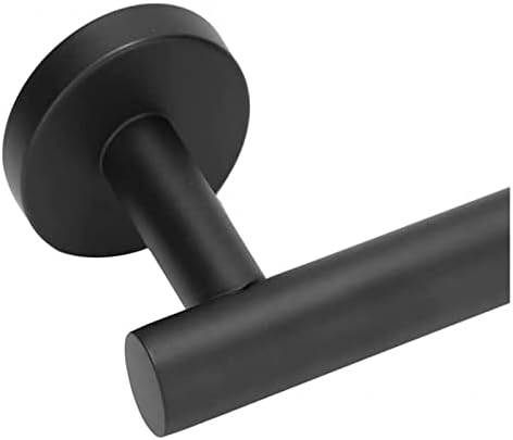 ALDEPO Black Stainless Steel Towel Rail 30cm for Bathroom Towel Organizer
