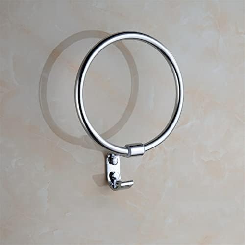 Chrome Wall-Mounted Round Towel Holder