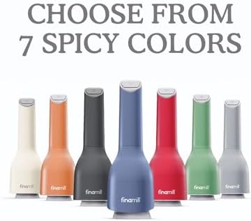 FinaMills Award-Winning Batch Process Salt and Pepper Grinder Set Ceramic