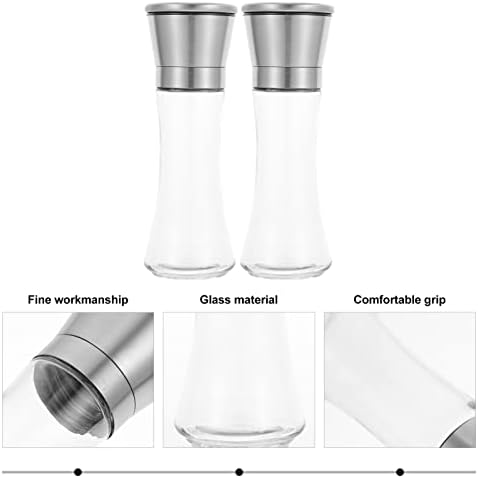 Manual Pepper and Salt Grinder Set