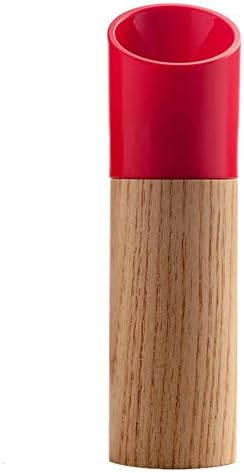 Premium Adjustable Ceramic Salt Pepper Mill SetRaging Hot Red Design