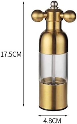 Stainless Steel Pepper Mill Silver and Gold 175cm