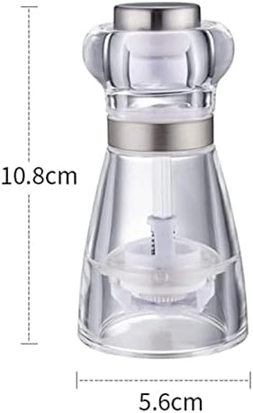 Refillable Pepper Mill by Leixiusm - Adjustable Salt Pepper Shaker