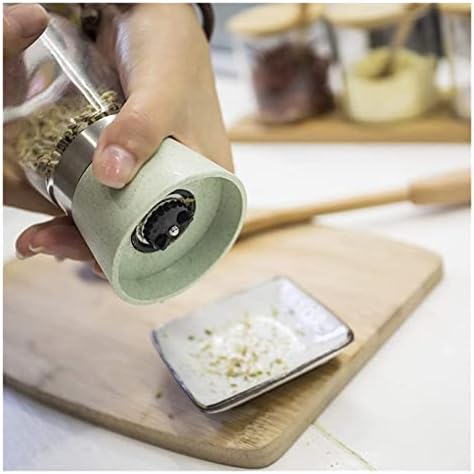 UUNVTOSU 2-Piece Adjustable Salt Pepper Mill Set