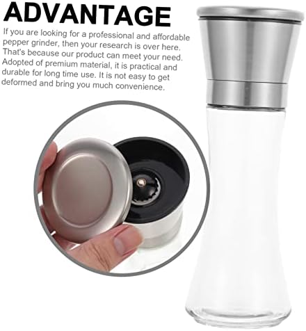 Pepper and Salt Shakers Manual Grinder Set for Seasonings