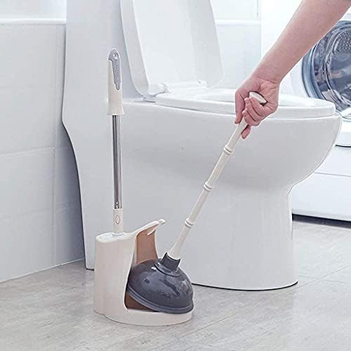 Heavy-Duty Multitasking Toilet Brush Plunger Set